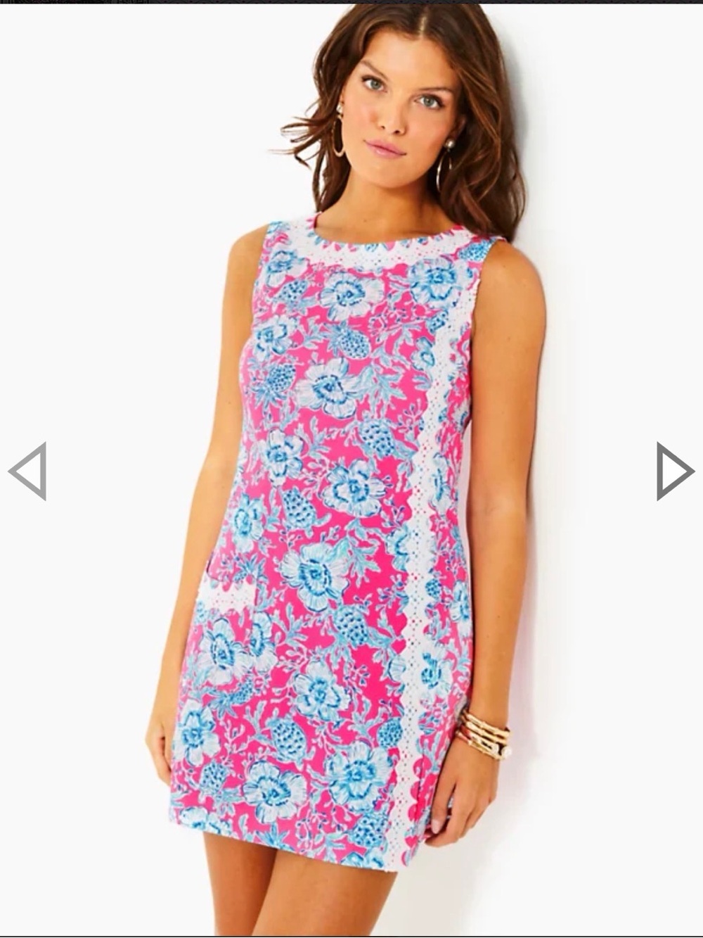 Lilly Pulitzer NWT Women's Ginge Shift Romper - Roxie Pink Wave N Sea Size 6